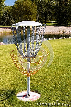 Frisbee Golf Stock Photo