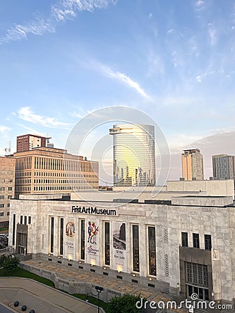 The Frist Art Museum in downtown Nashville, TN Editorial Stock Photo