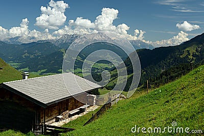 Fritzhutte, Kitzbuheler Alpen, Tirol, Austria Stock Photo