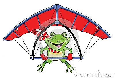 Frog glider Stock Photo