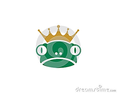 Frog Logo Template Vector Illustration