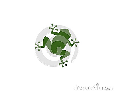 Frog Logo Template vector Vector Illustration