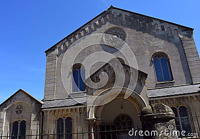 Historic church front, Frome, Somerset, England Editorial Stock Photo
