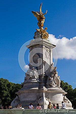 Front of Buckingham palace Editorial Stock Photo