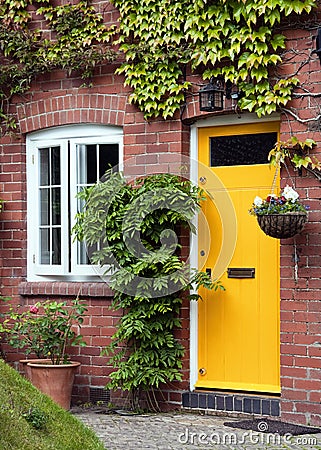 Front door Stock Photo