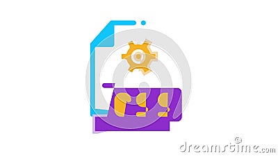 Front End Development Icon Animation Stock Footage - Video of application,  painting: 202266916