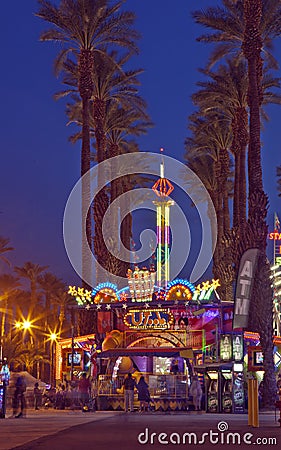 Front Entrance to the Date Festival in Indio Editorial Stock Photo