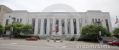 Front of Frist Center for the Visual Arts, Nashville Tennessee. Editorial Stock Photo