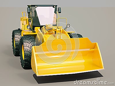 Front loader Stock Photo