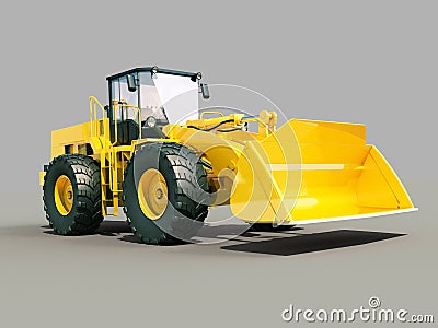 Front loader Stock Photo