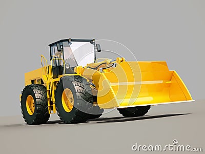 Front loader Stock Photo