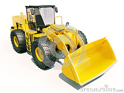 Front loader Stock Photo