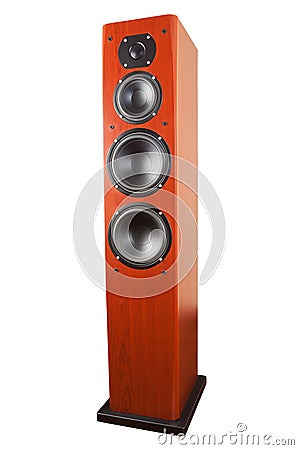 Front loudspeaker Stock Photo