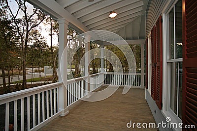 Front Porch Stock Photo