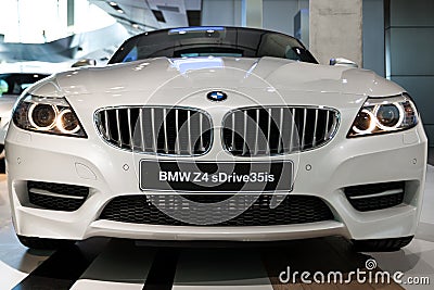 A front view of BMW Z4 Editorial Stock Photo