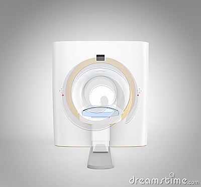 Front view of CT(Computer Tomography) scanner Stock Photo