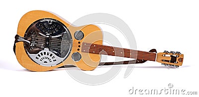 Dobra Guitar Front View Stock Photo