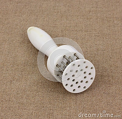 Front View Hand Meat Tenderizer Stock Photo