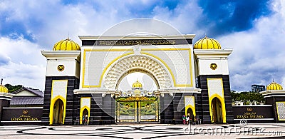 Front view of istana negara, malaysia, 2017 Editorial Stock Photo