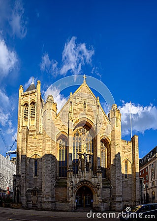 Leeds Cathedral UK Editorial Stock Photo