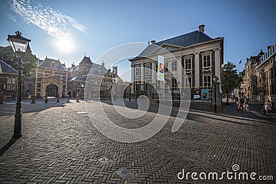 Front view of Mauritshuis museum Editorial Stock Photo