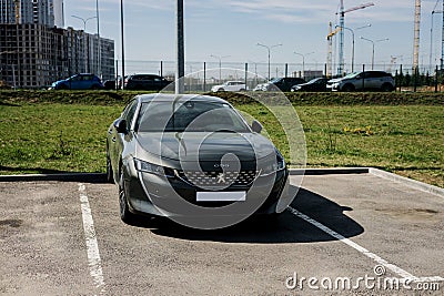 Front view Peugeot 508 Editorial Stock Photo