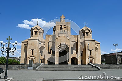 Saint Gregory the Illuminator Cathedral in Yerevan, Armenia Stock Photo