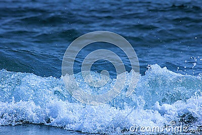 The in front of water wave Stock Photo