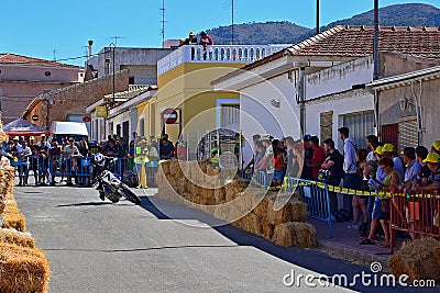 Front Wheel Slide Motorcycle Racing Editorial Stock Photo