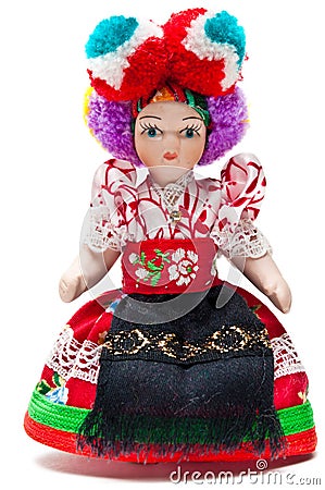 Frontal view of Matyo doll Stock Photo