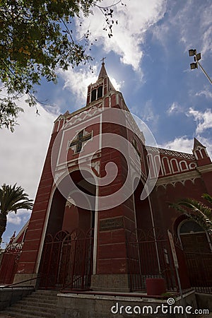 Franciscan church of Copiapo, Chile Stock Photo