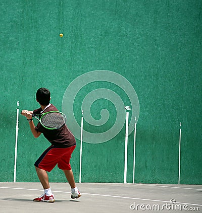 Fronton field Stock Photo