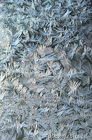 Frost pattern Stock Photo