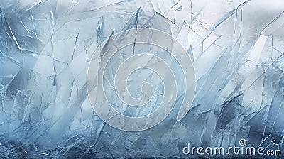 frost window ice background Cartoon Illustration