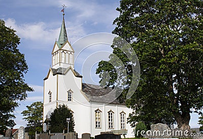 Frosta Church, Norway Stock Photo
