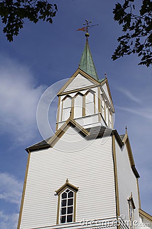 Frosta Church, Norway Stock Photo