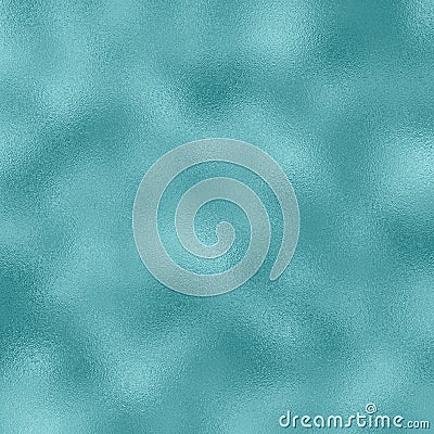 Frosted foil raster texture in teal blue color. Blue foil pattern tile. Christmas or New Year ice foil backdrop. Stock Photo