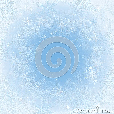 Frosty frame Vector Illustration