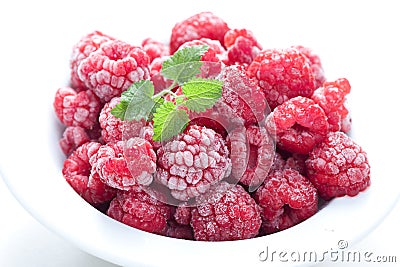 Frozen Berry Stock Photo