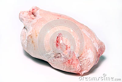 Frozen chicken. Stock Photo