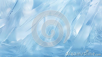 frozen crystal ice background Cartoon Illustration