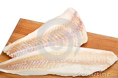 Frozen fish fillets Stock Photo