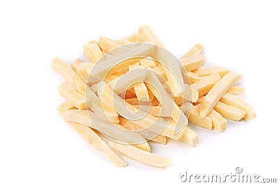 Frozen french fries. Stock Photo