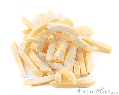 Frozen french fries. Stock Photo