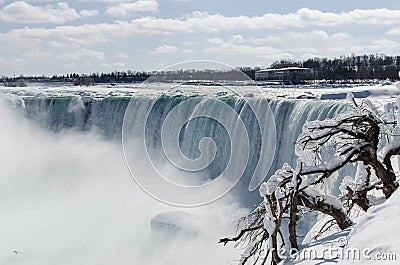 Winter in Niagara Falls Stock Photo