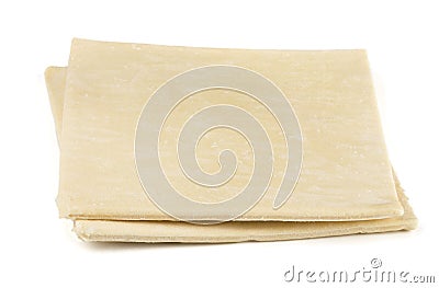 Frozen puff pastry Stock Photo