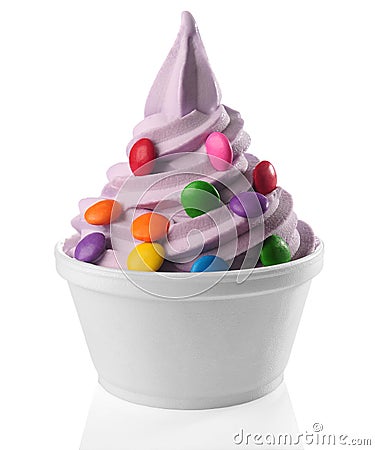 Frozen Yogurt Stock Photo