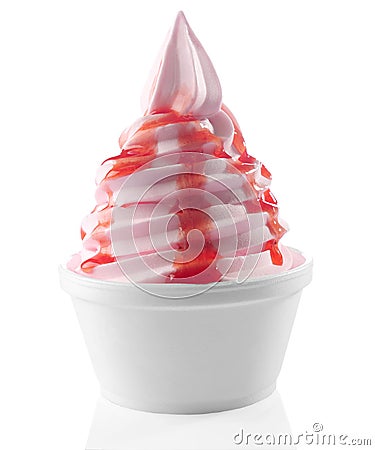 Frozen Yogurt Stock Photo