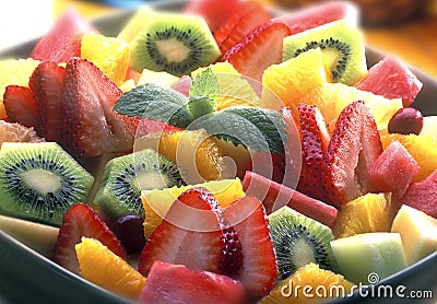 Fruit bowl Stock Photo