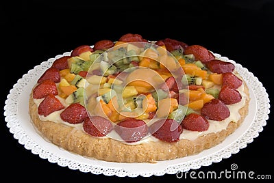 Fruit cake Stock Photo